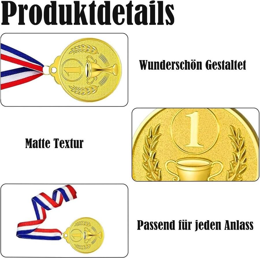 Medailles prijsuitreikingen metaal medaille goud zilver brons met nekband winnaar van medailles voor kinderen spelletjes party dag sport