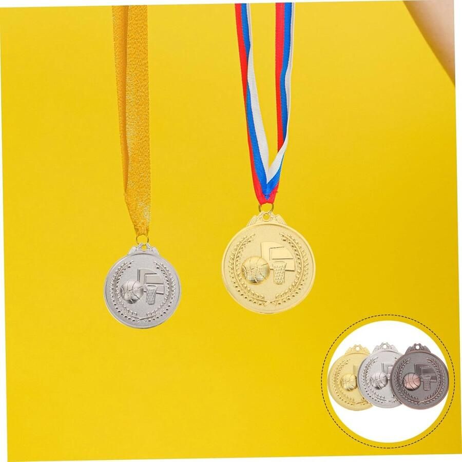 Medailles Voor Atletiek Sport Medailles Metalen Winnaarsmedailles Gouden Medaille Speelgoed 1e Plaats Bronzen Medaille Basketbal