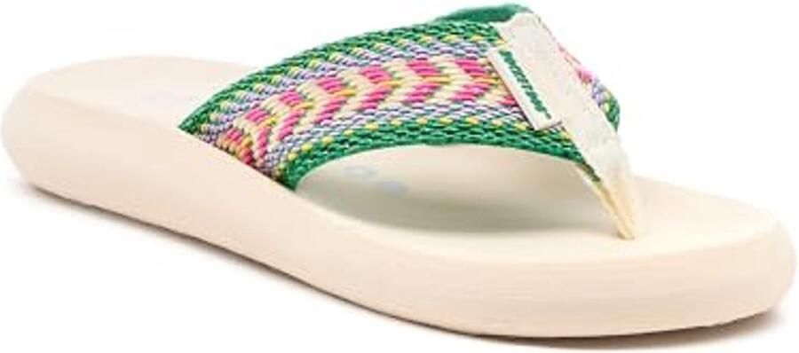 Meerkleurige slippers voor dames