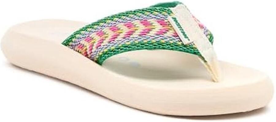 Meerkleurige slippers voor dames