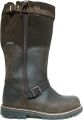 Meindl Outdoorlaarzen merk model Kiruna GTX schaapswollen voering Nubuck leer - Donkerbruin