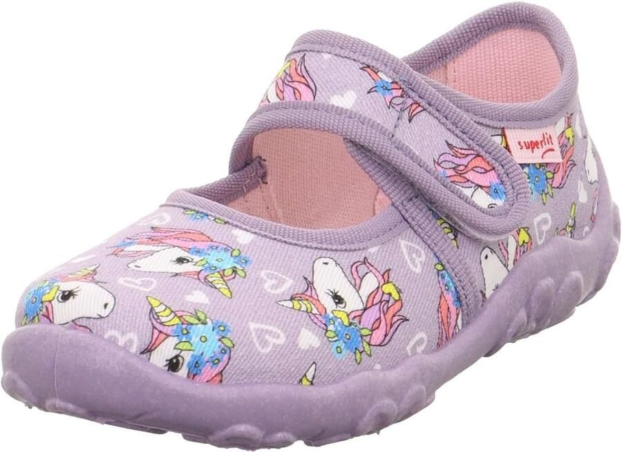 Meisjes Ballerina Pantoffels Paars Flexibel & Antislip