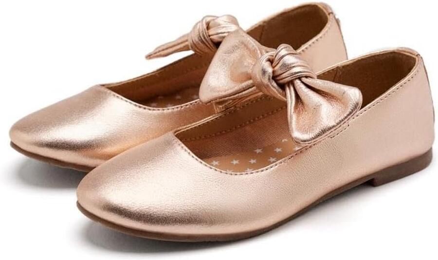 Meisjes Ballerina's Leer met Strik voor Feestelijke Gelegenheden