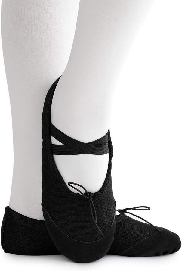 Ballet Schoenen Canvas Split Sole Dance Slippers Yoga Flats Gymnastiek Schoenen voor Kinderen Kinderen Volwassenen Peuter