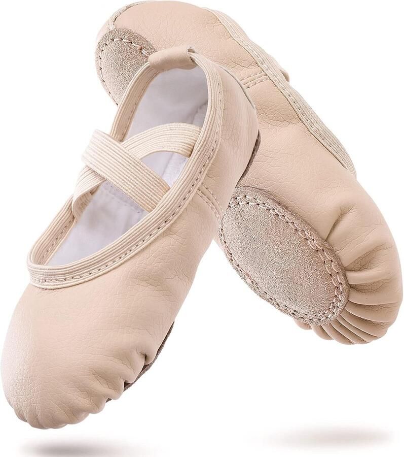Meisjes balletschoenen gymnastiek dansschoenen leren zool voor kinderen volwassenen