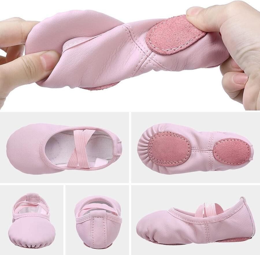 Dansschoenen yoga gymnastiek pantoffels met gespleten zool voor meisjes en vrouwen
