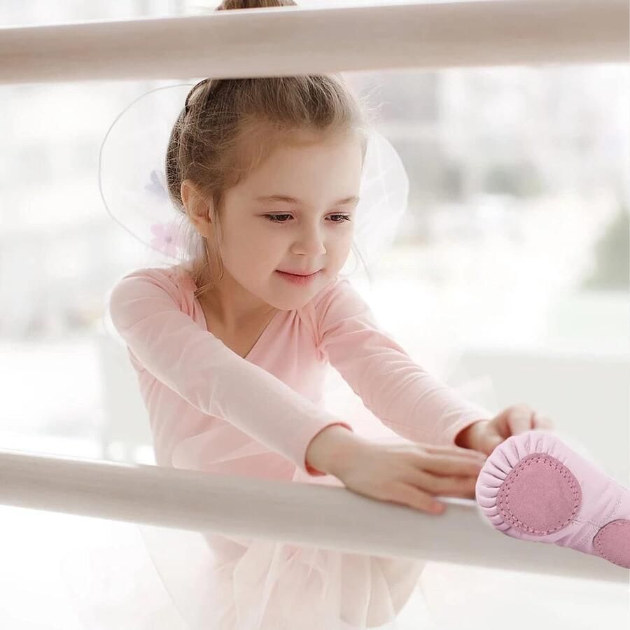 Meisjes balletschoenen gymnastiek dansschoenen lederen zool voor kinderen volwassenen