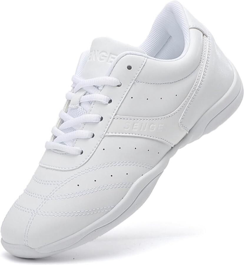 Meisjes Cheerleading schoenen dansen witte sneakers stijl SG01 maat Little Kid 12 Womens 11.5 ShopVlot