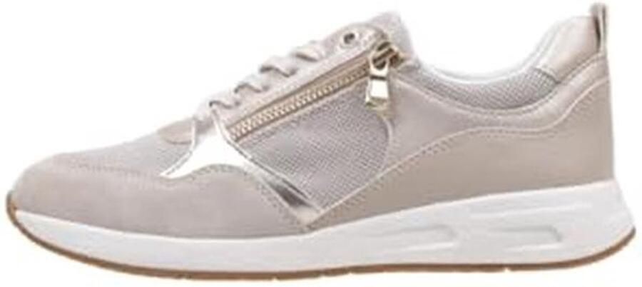 Meisjes D Bulmya Sneakers in Lederlook Ademend en Comfortabel