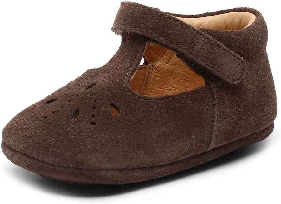 Meisjes eerste loopschoen met T-band en klittenbandsluiting