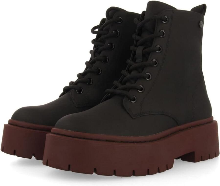 Meisjes enkellaars met veters en ritssluiting