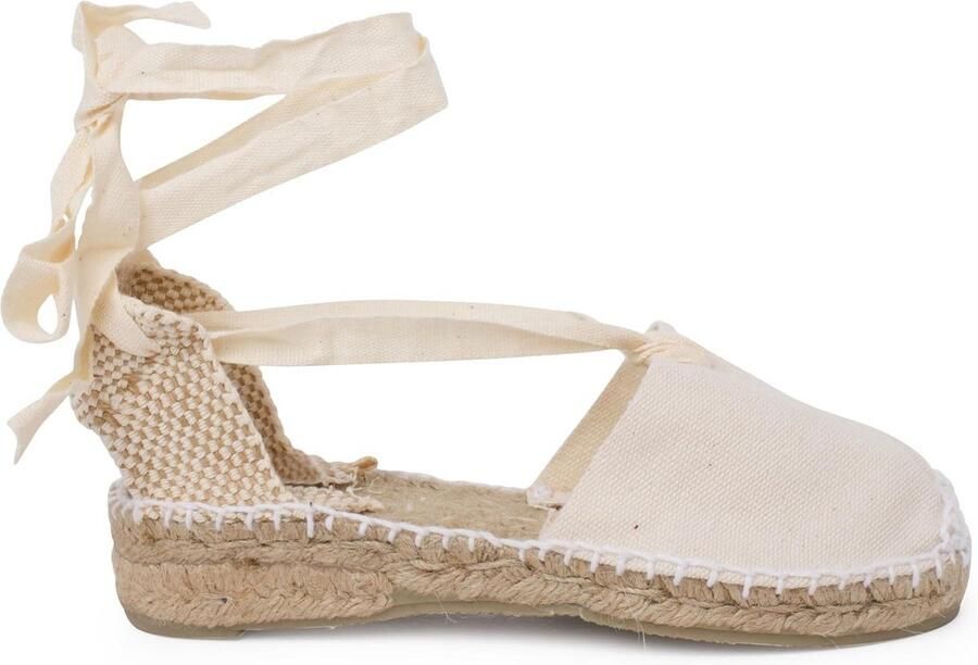 Meisjes Espadrilles Zomerse Instappers Casual Zomer Handgemaakt Natuurlijk Materiaal Tot