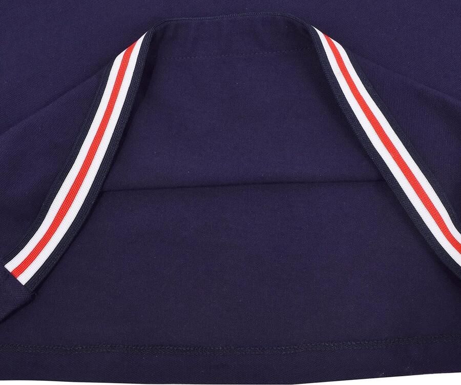 Meisjes Jurk Back School Marineblauw Schooluniform Korte mouw