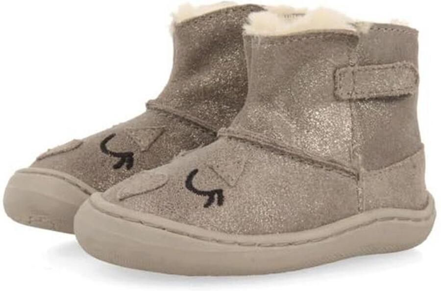 Meisjes Levoca Oxford laarsjes met borduurwerk en flexibele zool