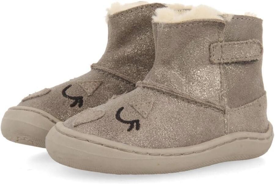 Meisjes Levoca Oxford laarsjes met borduurwerk en flexibele zool