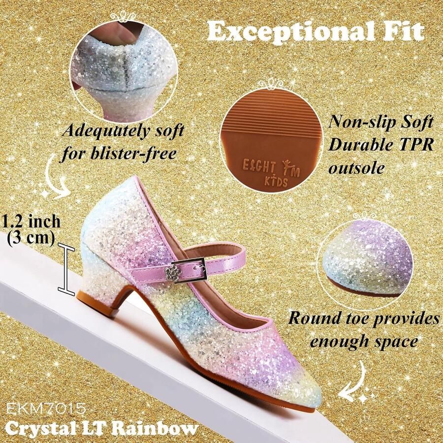 Meisjes Mary Jane schoenen lage hak prinsessenstijl perfect voor bruiloften SnelShoppen