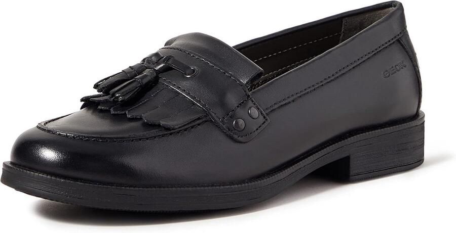 Meisjes Mocassins Zwart Comfortabele en Ademende Loafers voor Iedere Gelegenheid