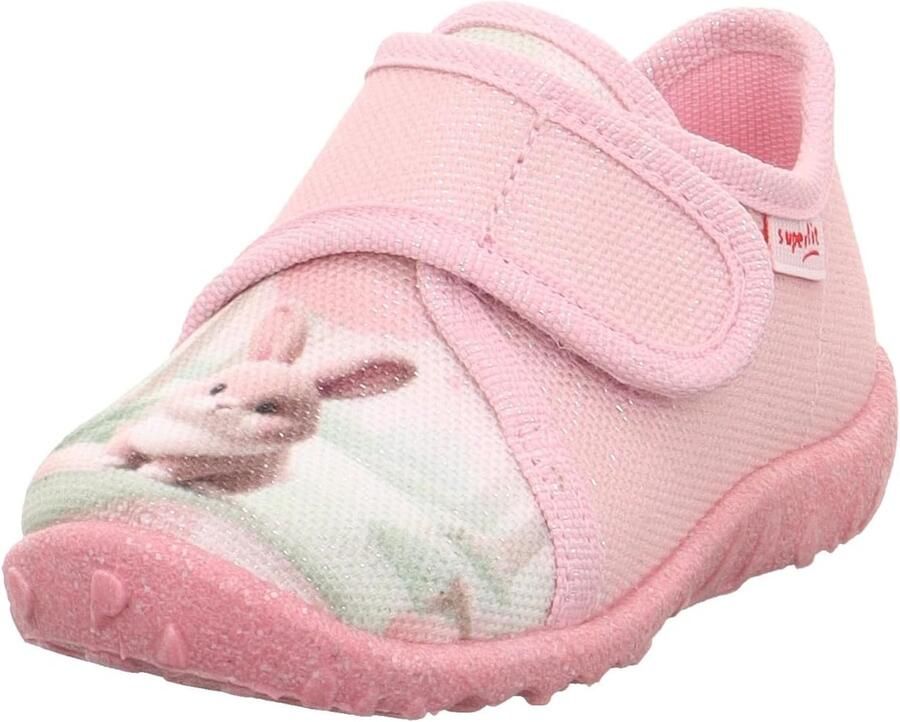 Meisjes Pantoffels Roze Haak- en Lus Sluiting
