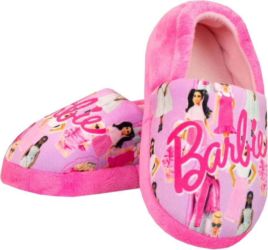 Meisjes Pantoffels Roze met Print