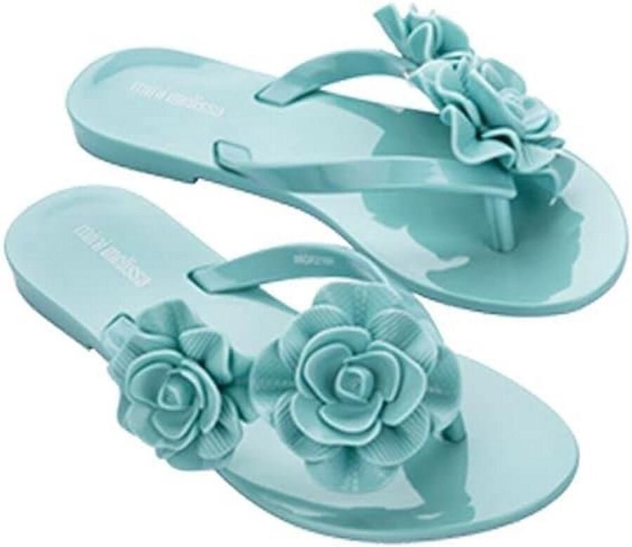 Meisjes Platte Sandalen met Bloemapplicatie Zomer Schoenen