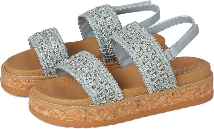Meisjes Sandalen Zomerse Schoenen Speelplezier Buiten Geweven Bandjes Design Plateau Zool