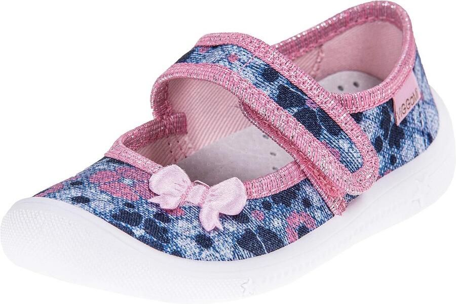 Meisjes Slipper met Klittenband en Stevige Zool