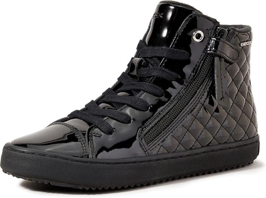 Meisjes Sneaker Lak Lakleren Look Met Ritssluiting