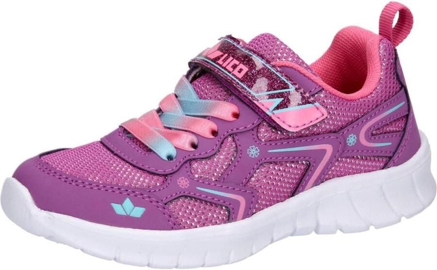 Meisjes Sneakers met Klittenband en Elastische Veters Kinderschoenen