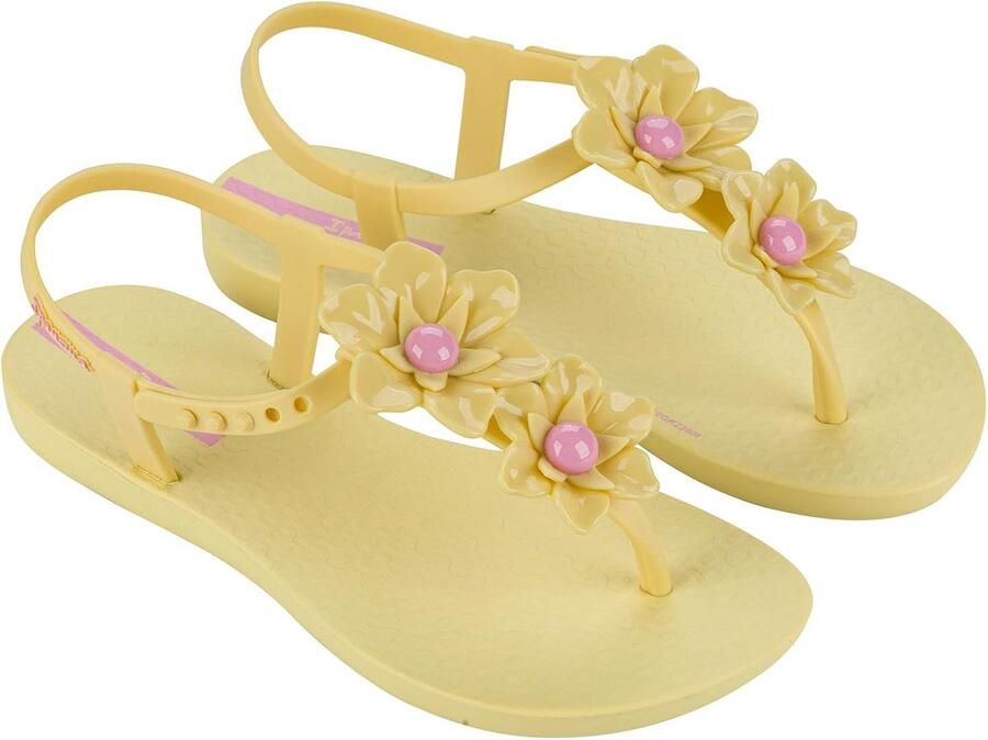 Meisjes Teenslipper met Grote Bloemdecoratie Zomerse Kindersandalen