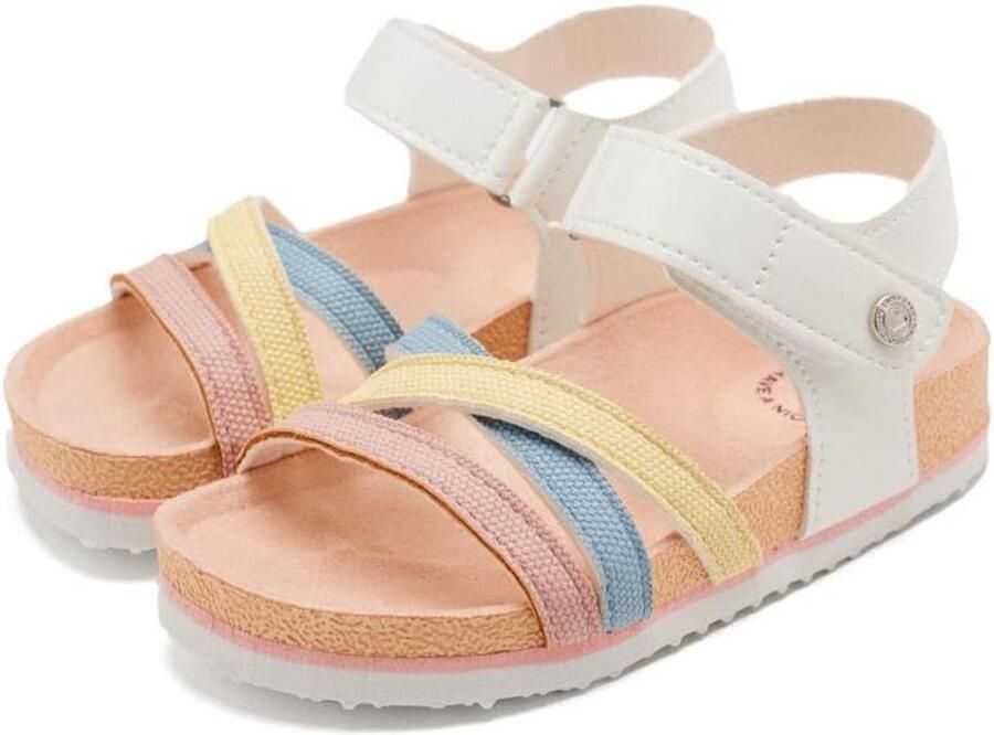 Meisjes Teenslippers met Verstelbare Bandjes en Goede Voetondersteuning