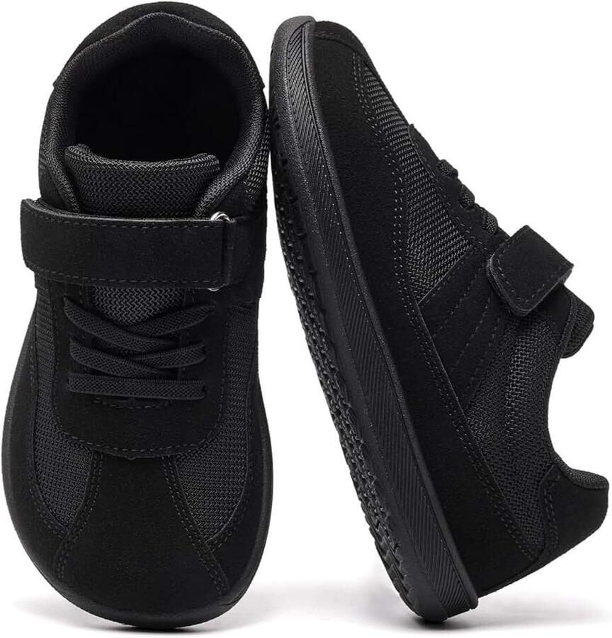 Meisjes Trainers Kinderen Schoolschoenen Brede Teen Ademend Haak En Loop Sneakers