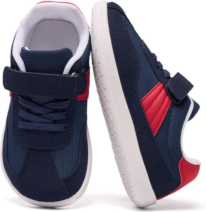 Meisjes Trainers Kinderen Schoolschoenen Brede Teen Ademend Haak En Loop Sneakers