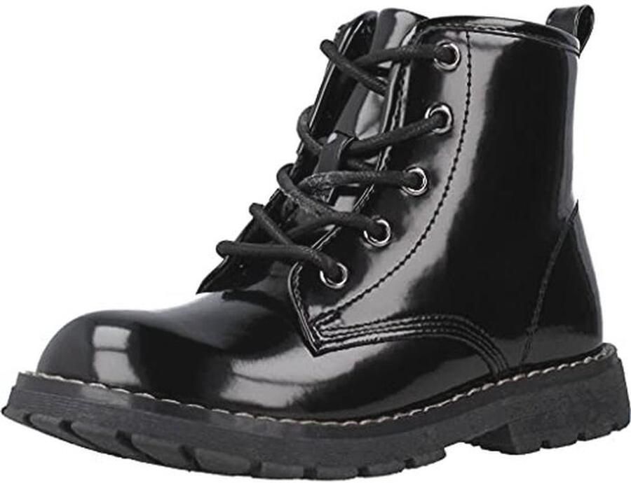 Meisjes Enkelboots met Elastische Veters en Rits Comfortabel en Flexibel