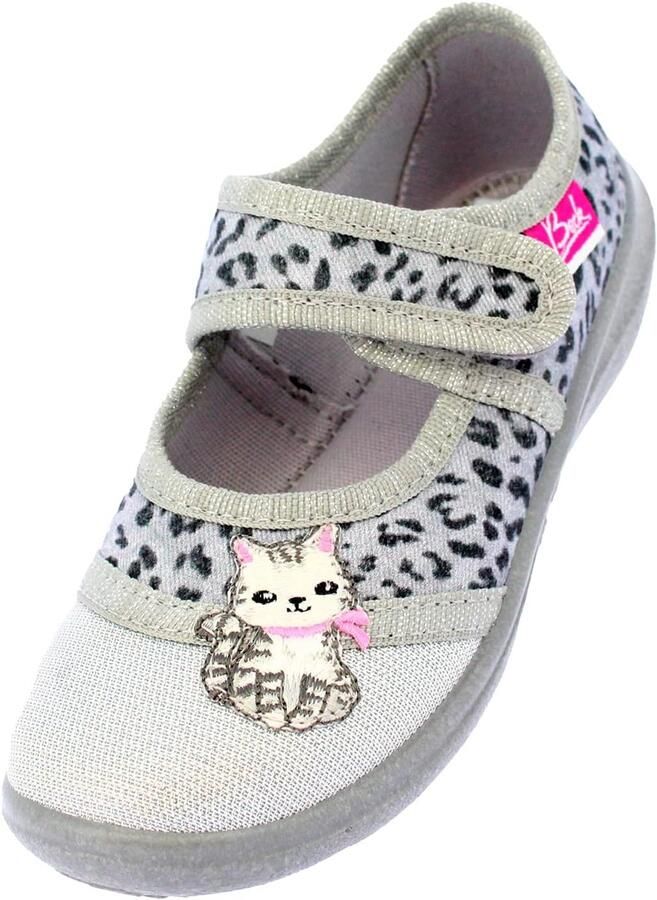 BECK Huisschoenen 'MIEZEKATZE' grijs gemengde kleuren