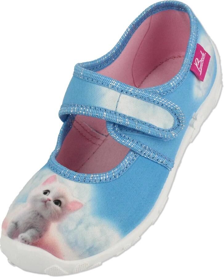 Meisjesslippers met Kattenprint Comfortabel & Ademend