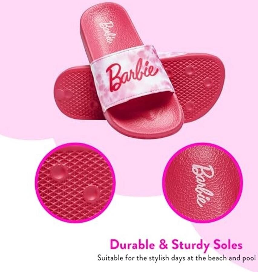 Slippers voor Meisjes Roze Tie-Dye Casual - Foto 1