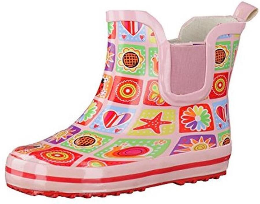 Memory rubberlaarzen voor meisjes Korte schacht Roze
