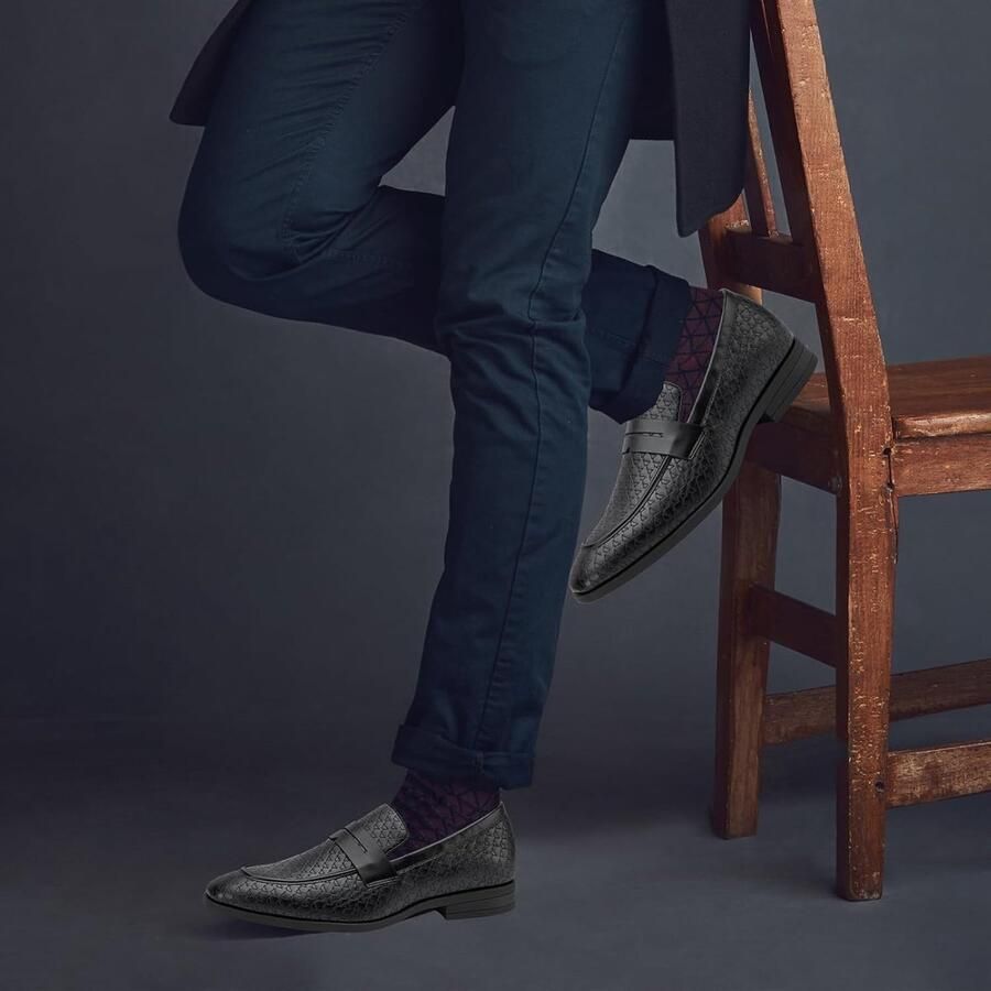 Mens Moccasins Mens Elegante Schoenen Mens Casual Slip op Suit Schoenen
