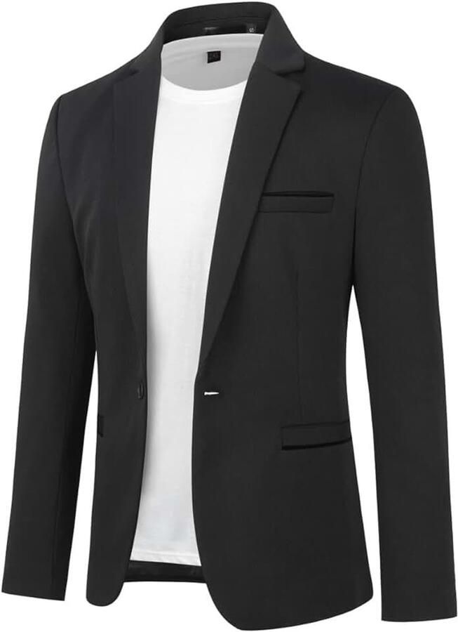 Mens visgraat slimme casual blazer enkele borst één knop jas