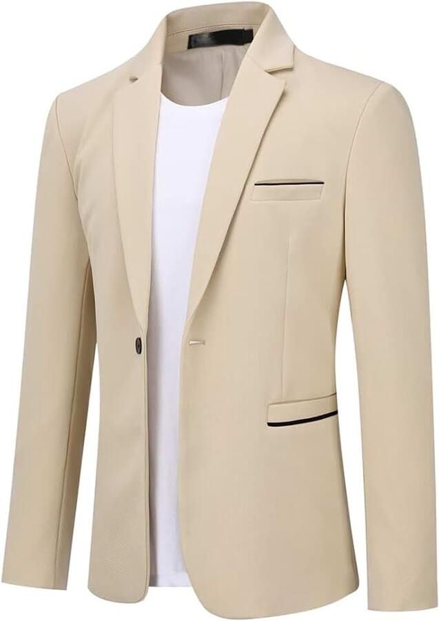 Mens visgraat slimme casual blazer enkele borst één knop jas