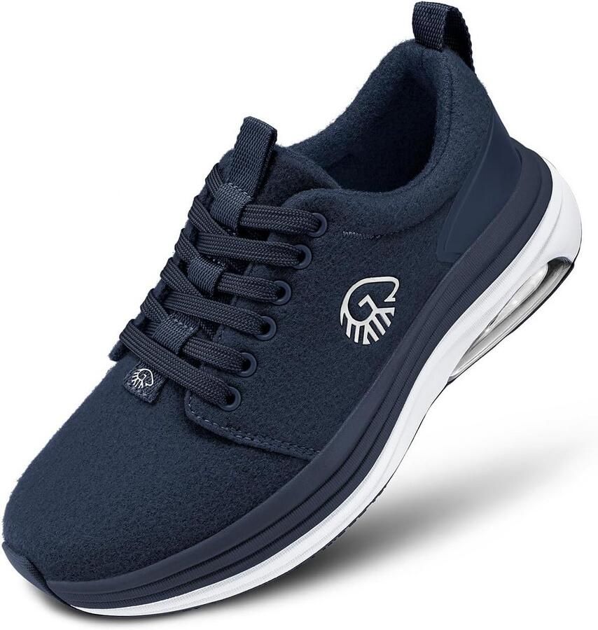 Merino Sneakers Dames Comfortabele Activiteitsschoen met Schokabsorberende Luchtkussen en Verwisselbaar Voetbed