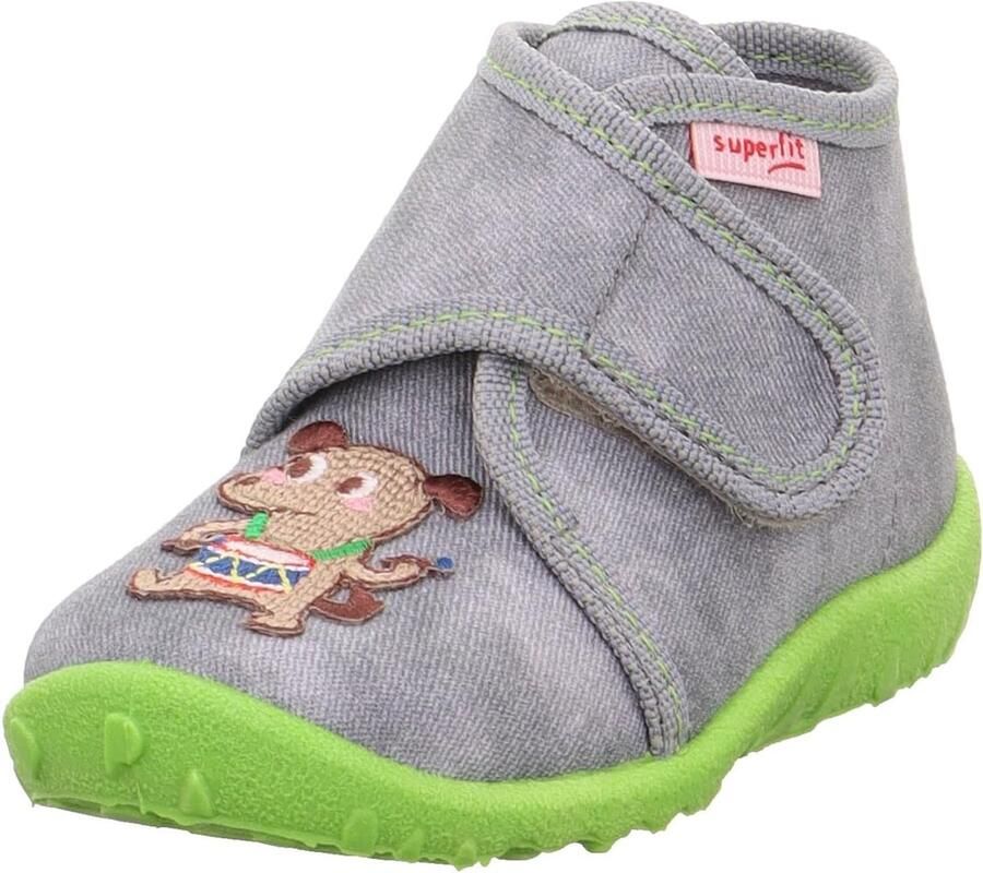 Merkloze Jongens Pantoffels Grijs