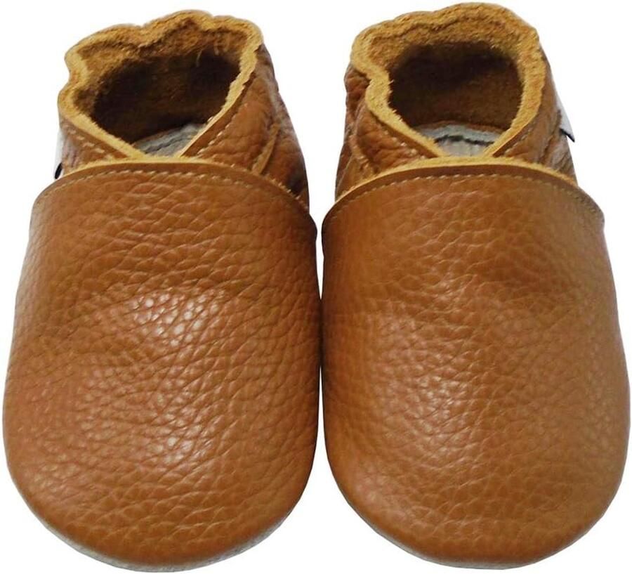 Merkloze Baby Schoentjes Echt Leer Flexibele Suède Zool