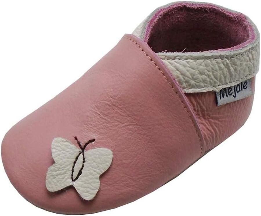Merkloze Leren Babyschoenen Eerste Stapjes & Kruipschoenen Roze