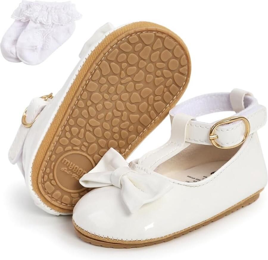 Merkloze Baby Schoentjes Mary Jane Zacht PU Leer