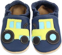 Merkloze Baby Schoentjes met Tractor