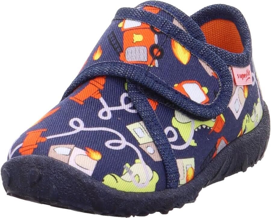 Merkloze Baby Slippers Blauw Multikleur Antislip
