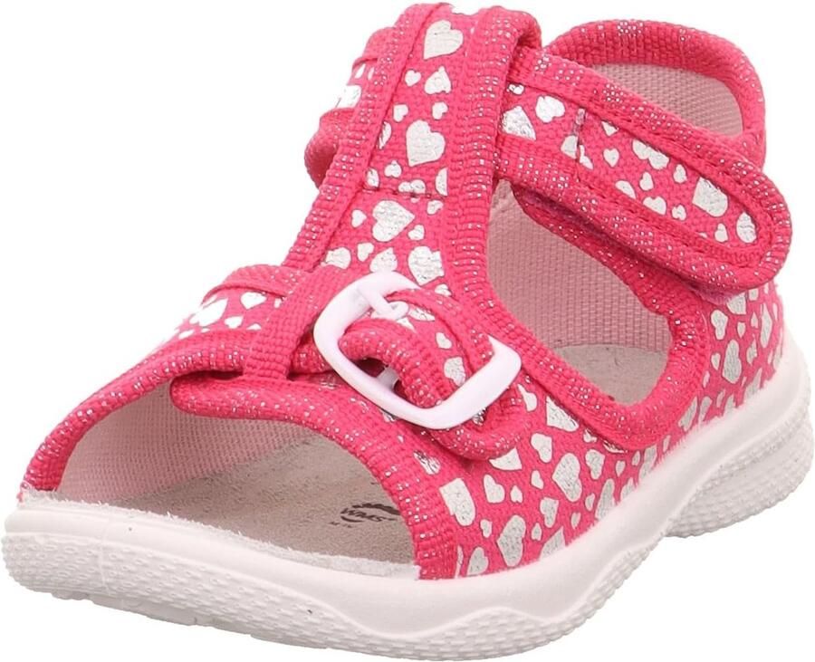 Merkloze Babyschoentjes Meisjes Roze Hartjes