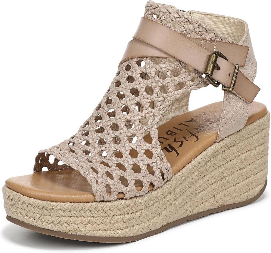 Blowfish Merkloze Dames Sandalen met Platform en Wedge Hak Goud