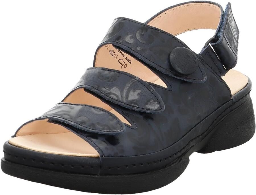 Merkloze Dames Sandalen Navy Combi